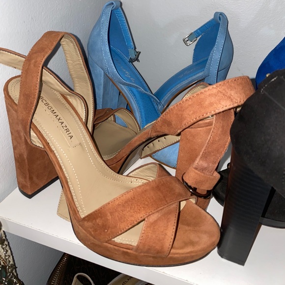 Thick-heeled platform ankle heels - Picture 7 of 7